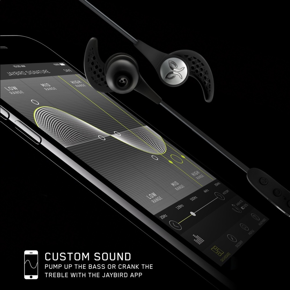 Jaybird X3 Sport Bluetooth Headphones, Blackout - Picture 4 of 16